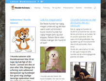 Tablet Screenshot of hunde-salonen.dk